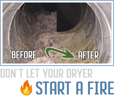 after dryer vent cleaning service