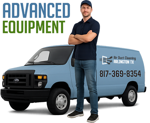 cleaning truck air duct technician